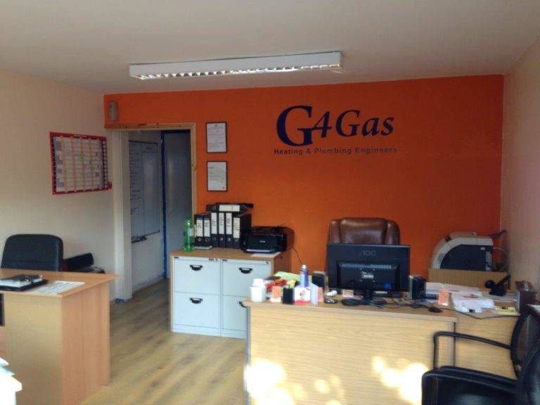 g4 gas office reception interior